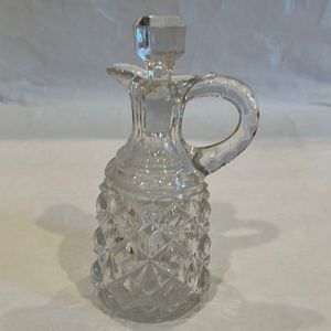 Antique Crystal Cruet with Stopper